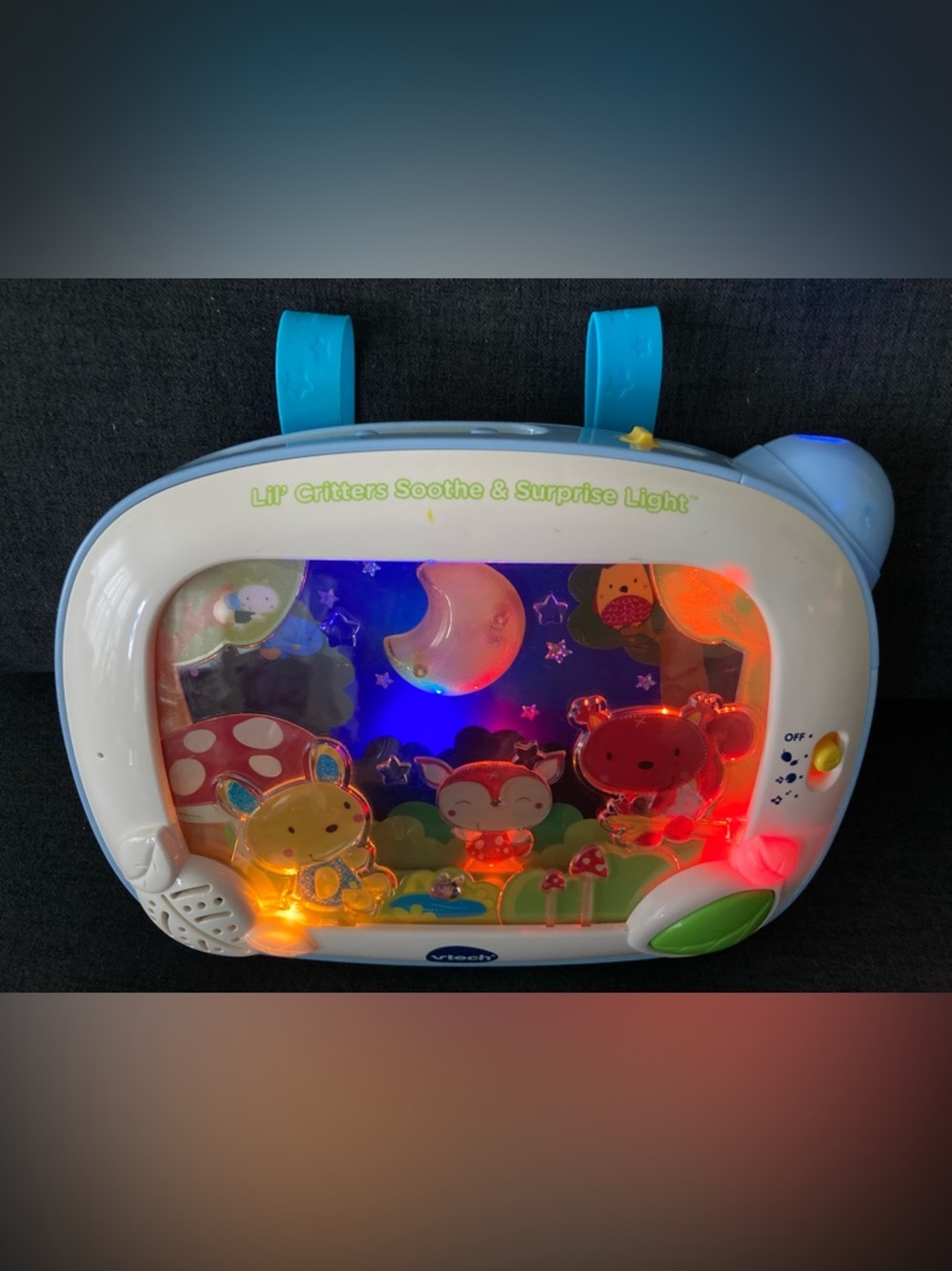 Vtech Lil’ Critters Soothe & Surprise Light, Music, Songs, Woodland Sounds Works